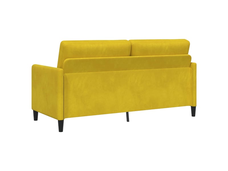  Canapé de salon, canapé avec rangement 2 pcs jaune polyester shl41873  - Conforama E