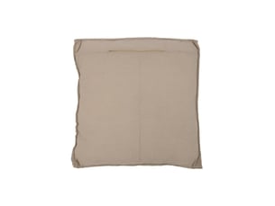 Coussin carré en textile naturel 70x70x10 cm