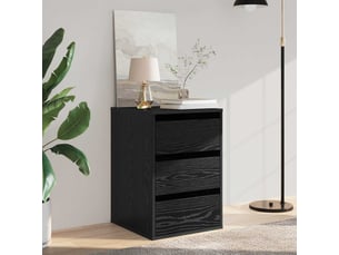 Commode 3 tiroir(s) <strong></strong> <strong></strong> coloris noir largeur 41 cm