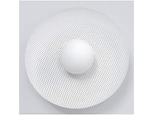 Applique murale vibez en acier blanc