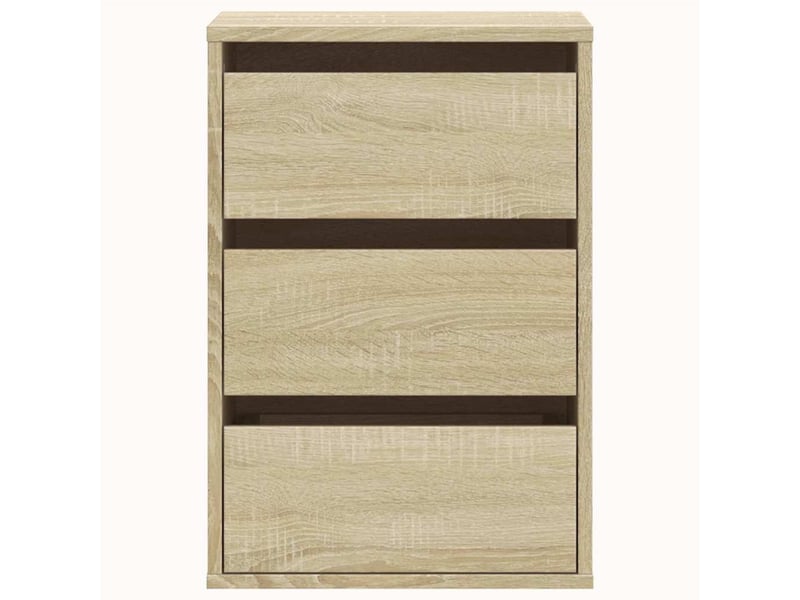  Commode chambre adulte, commode d'angle chêne sonoma 40x41x58 cm bois d'ingénierie  - Conforama D