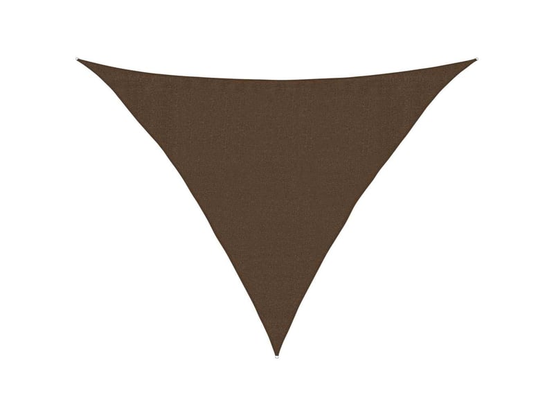  Voile d'ombrage - voile d'ombre - voile parasol 160 gm² marron 3,5x3,5x4,9 m pehd  - Conforama A