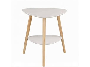 Table basse forme atypique coloris bicolore DESMIU - 50 cmx40 cm