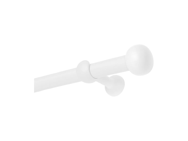  Kit tringle à rideaux en bois hêtre d28 mm 180 cm  - Conforama A