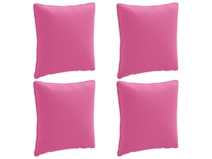 Lot de 4 coussins de dos, coussins de dossier putten 100 % polyester rose cf59436