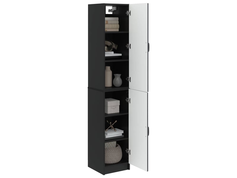  Buffet - ensemble de meubles 2 pc noir bois d'ingénierie  - Conforama C