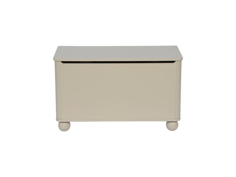  Coffre à jouets enfant décor bois laqué beige - noushka  - Conforama C