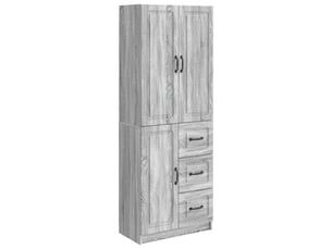Buffet - ensemble de meubles 2 pc sonoma gris bois d'ingénierie