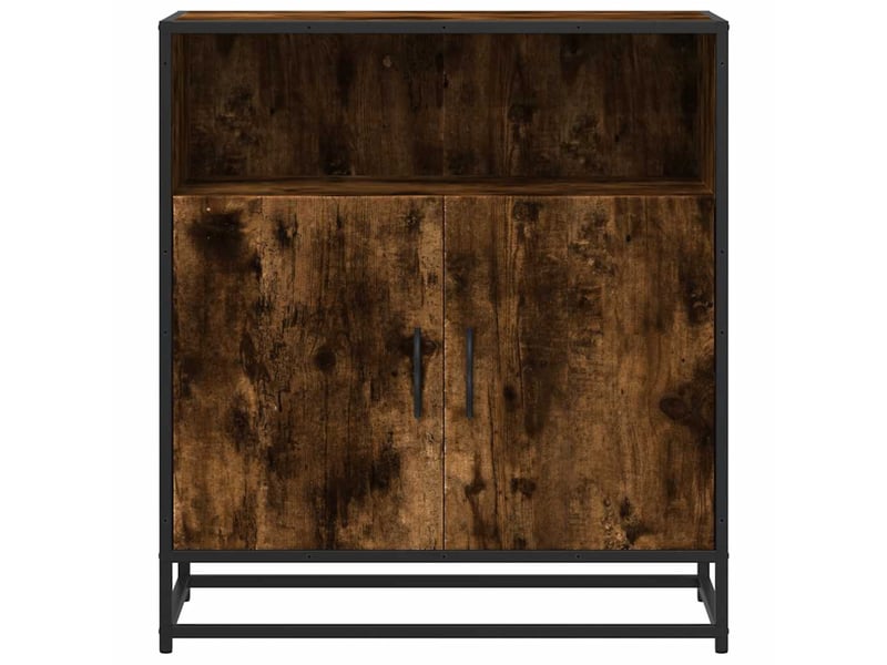  Buffet - bahut - meuble de rangement chêne fumé 68x35x76 cm bois d'ingénierie  - Conforama D