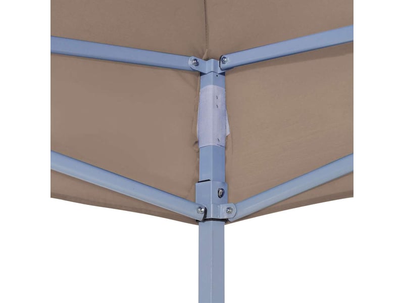  Toit de tente de réception 3x3 m taupe 270 gm²  - Conforama D