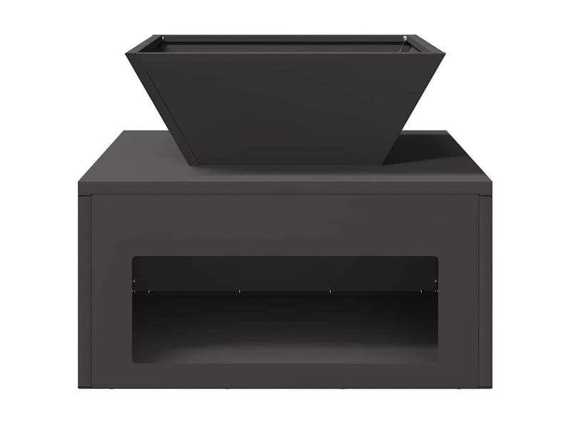  Brasero exterieur, foyer de cheminée noir 50x50x40 cm acier shl10278  - Conforama E