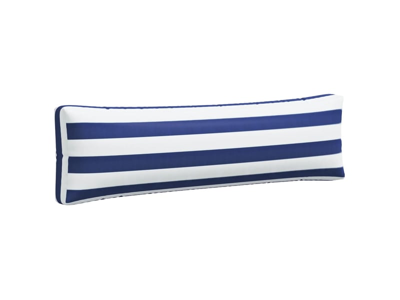  Lot de 2 coussins de palette, coussins de canapé rayures bleuesblanches cf59591  - Conforama E
