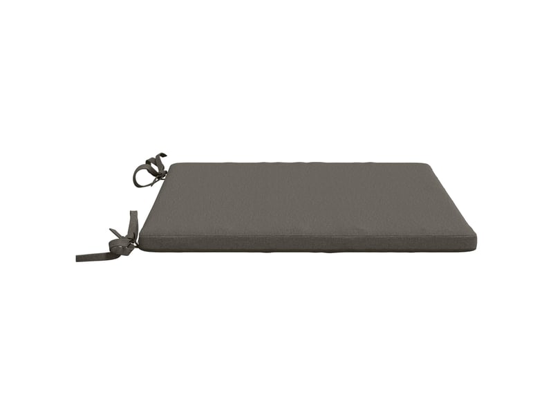  Lot de 4 coussins de siège, coussins d'assise soest 100 % polyester gris cf60425  - Conforama D