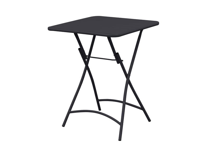 Table de jardin pliable en métal gris - baca - Conforama A