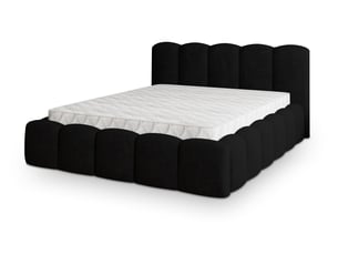 Lit coffre 140x200 cm <strong>MASSENO</strong>  <strong></strong> coloris noir