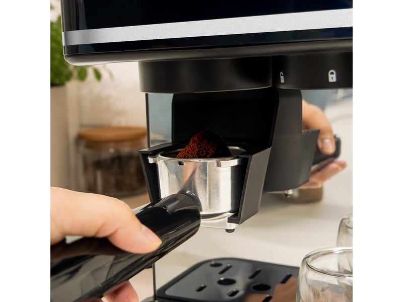 Kitchencook - karista - machine expresso - broyeur à grains intégré - 20bars - compatible capsules et café moulu KARISTA - Conforama E