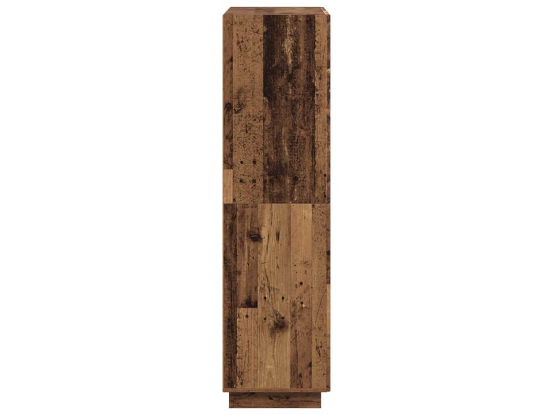  Buffet haut, buffet de rangement bois ancien 79x41x151 cm bois d'ingénierie  - Conforama E