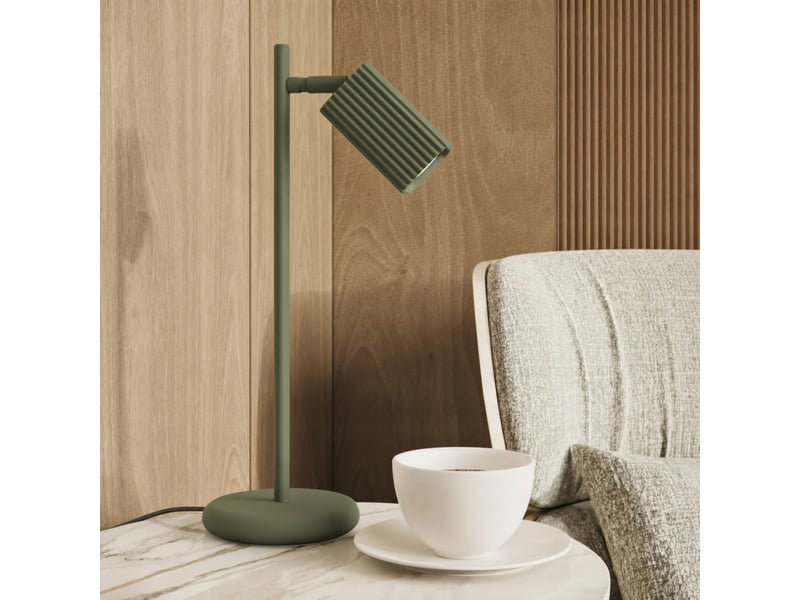  Applique riff vert olive gx53 aluminium moderne 6x10x12cm SL.3052 - Conforama D