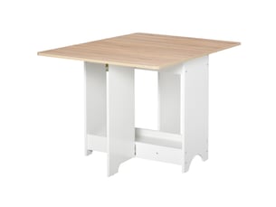 Console à abattants avec étagère, table basse pliante