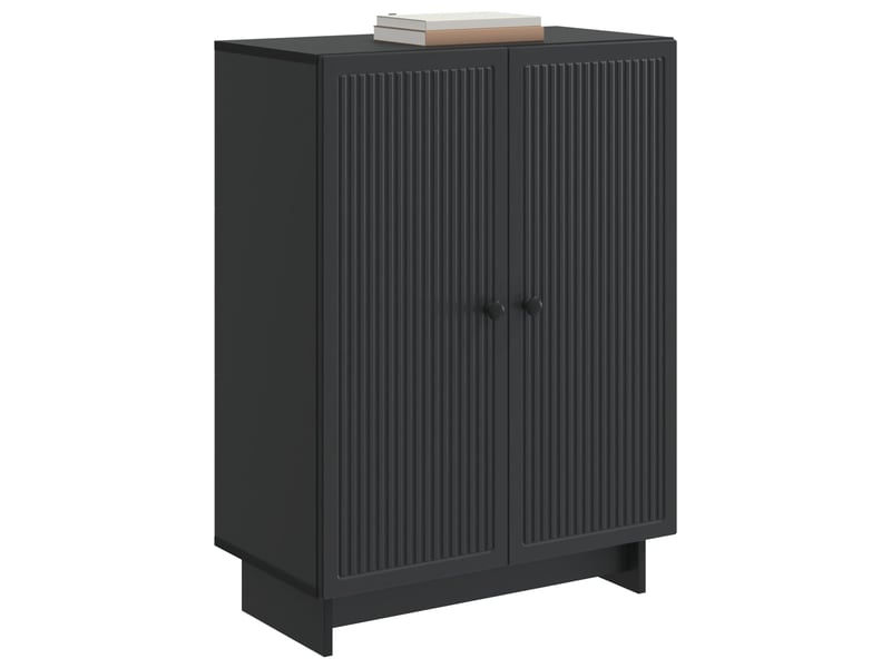  Buffet - bahut - meuble de rangement noir 66 x 34,5 x 90 cm bois d'ingénierie  - Conforama C