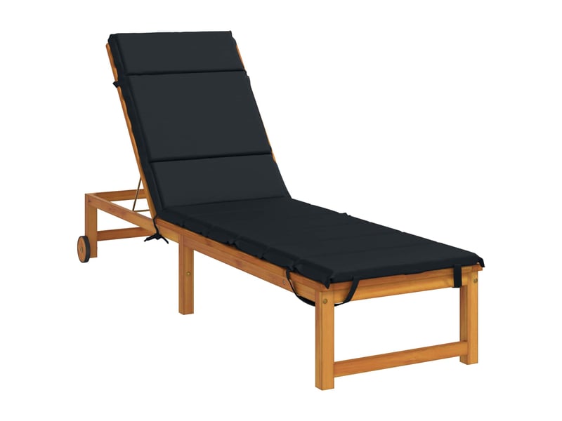  Coussin de transat, coussin pour bain de soleil gemert 100 % polyester bleu foncé cf56130  - Conforama C