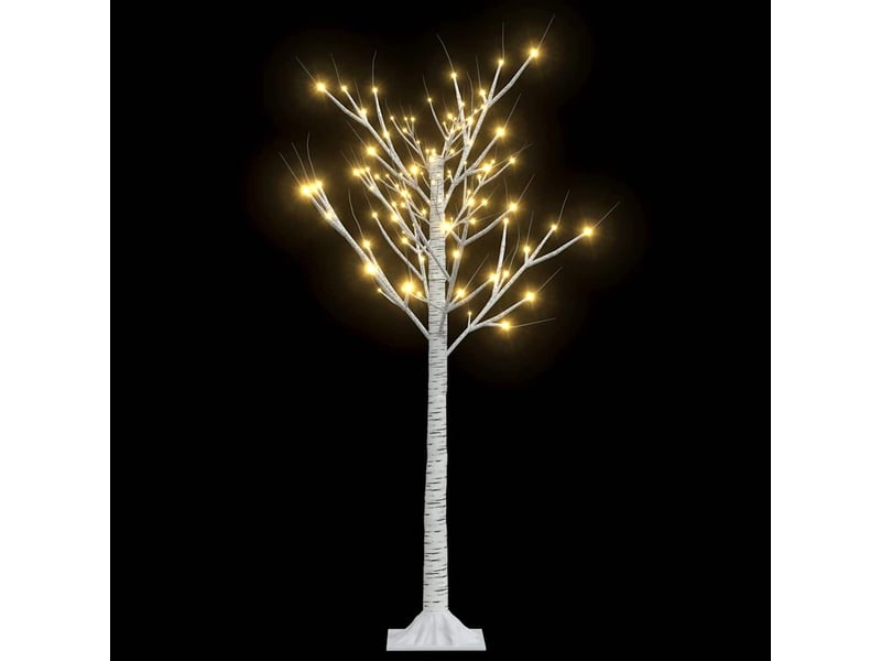  Sapin de noël, arbre de noël 128 led blanc chaud saule 1,2 m int et ext  - Conforama A