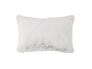 Housse de coussin en fausse fourrure souple au toucher ultra doux  bianca