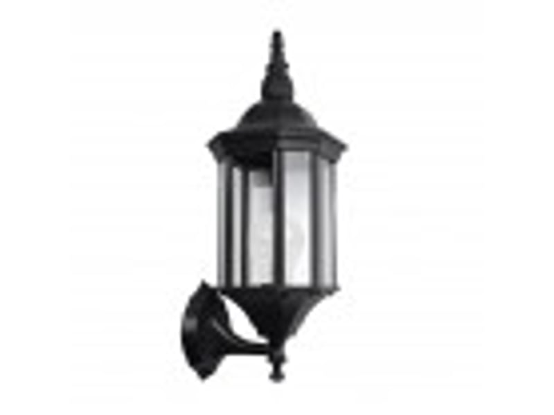  Applique extérieure classique fabrilamp pollux noir, 1 x e27, ip44, 50 x 18 x 20 cm 149461109 - Conforama B