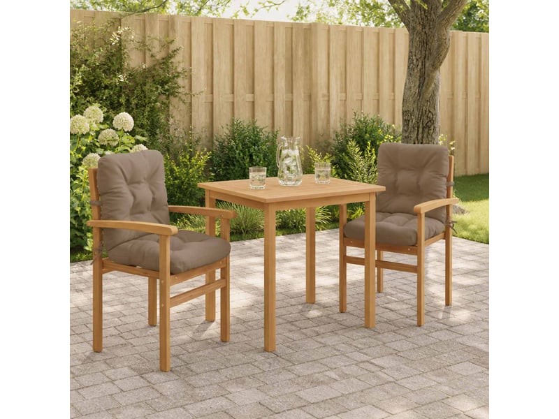  Lot de 2 coussins de chaise à dossier haut vianen cf59302  - Conforama B