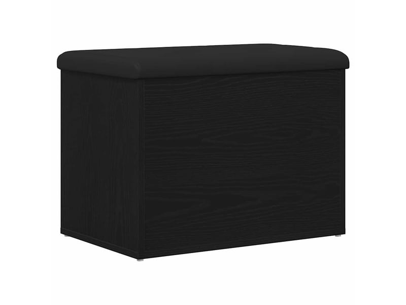  Banc chambre, banc de rangement chêne noir 62x42x45 cm bois d'ingénierie  - Conforama A