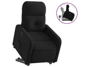 Fauteuil fixe  <strong></strong> Tissu noir
