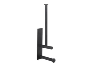 Porte papier toilette, porte-papier toilette mural noir moderne, acier inoxydable sus304