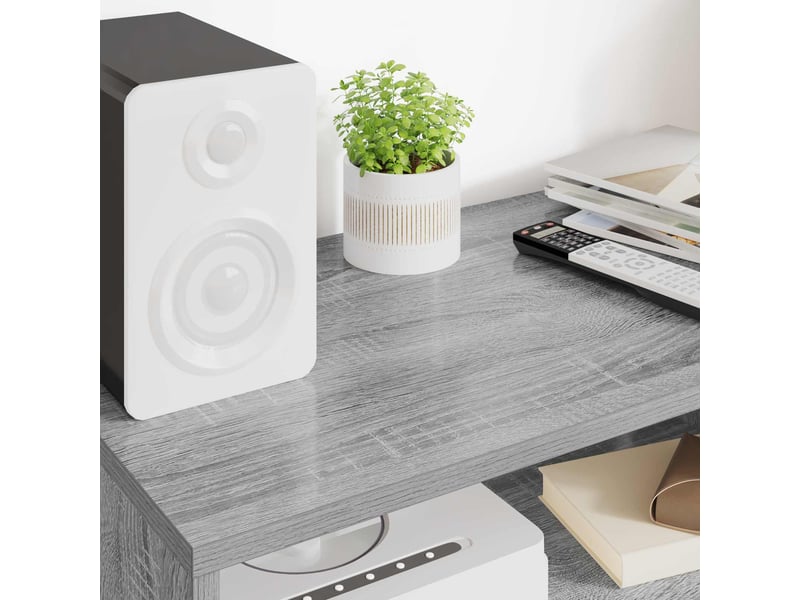  Meuble tv - banc tv - meuble de rangement 60 x 35 x 40 cm gris sonoma bois d'ingénierie  - Conforama D