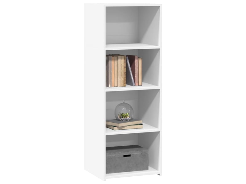  Buffet haut - bahut - meuble de rangement blanc 45x41x124 cm bois d'ingénierie  - Conforama C