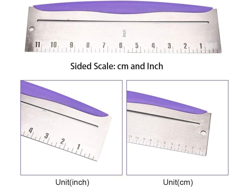  1 pcs grattoir à gâteau réglable en acier inoxydable outils pour lissage de gâteau outils de fabriquer pour gâteau pour débutant et professionnels No commercial references - Conforama E