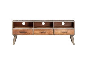 Meuble tv coloris gris 130 cm <strong></strong>  <strong></strong>
