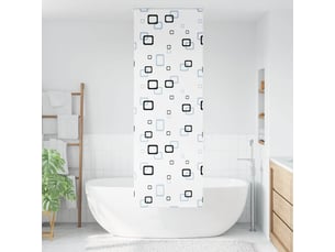 Store enrouleur de douche, store à rouleau 80x240 cm largeur du tissu 76 cm cf45059