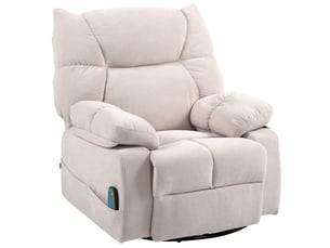 Fauteuil relax manuel <strong>BEAOK</strong> Polyester beige