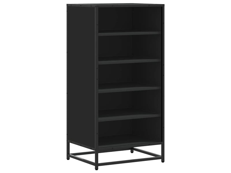  Meuble à chaussures, étagère à chaussures noir 48x38x97,5 cm bois d'ingénierie shl6469  - Conforama A