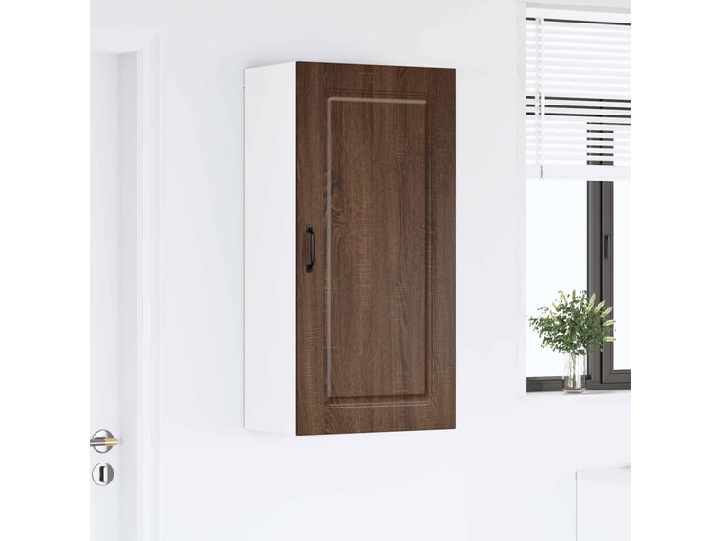 Meuble mural de cuisine | armoire de cuisine chêne brun 50x31x100cm  - Conforama B