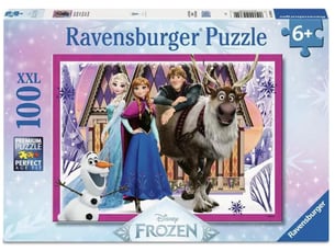 Puzzles enfants 100 xxl pieces - disney la reine des neiges - esprits magiques