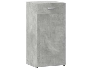 Buffet cuisine, meuble de rangement, bahut gris béton 45x42,5x93 cm bois d'ingénierie shl24575