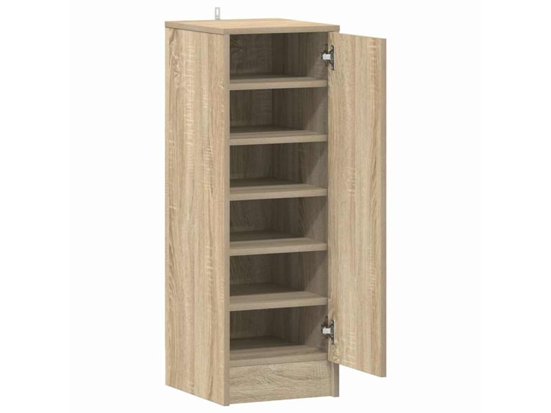  Meuble à chaussures, armoire à chaussures 32x35x92 cm chêne sonoma  - Conforama D