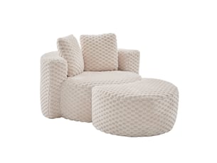 Fauteuil fixe TCQPZ  Tissu beige vendu A l'unité