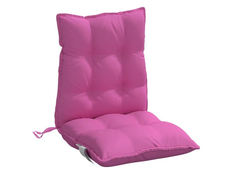  Lot de 6 coussins d'extérieur, coussins de chaise rose 100 x 50 x 7 cm cf56438  - Conforama E