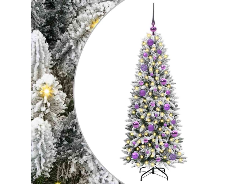Sapin de noël artificiel, arbre de noël blanc 120 cm shl1025 - Conforama A