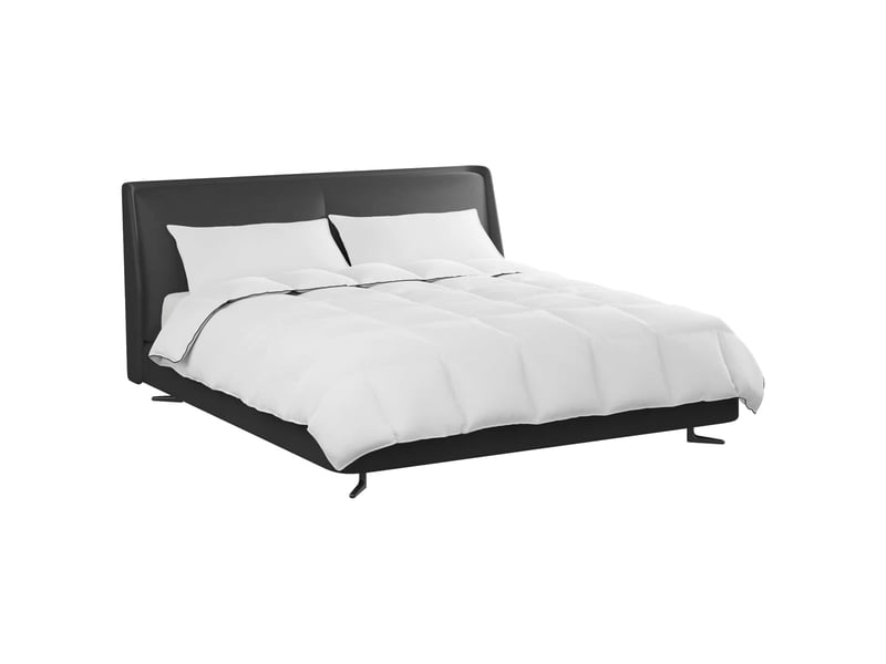  Duvet d'hiver avec oreiller 3 pièces - couette blanc plume de canard  - Conforama C