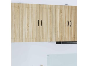 Meuble mural de cuisine, armoire de cuisine chêne sonoma 80x31x80cm shl6877