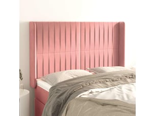 Tete de lit A poser largeur 147 cm rose
