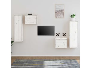 Meuble tv coloris blanc  <strong></strong>  <strong></strong>